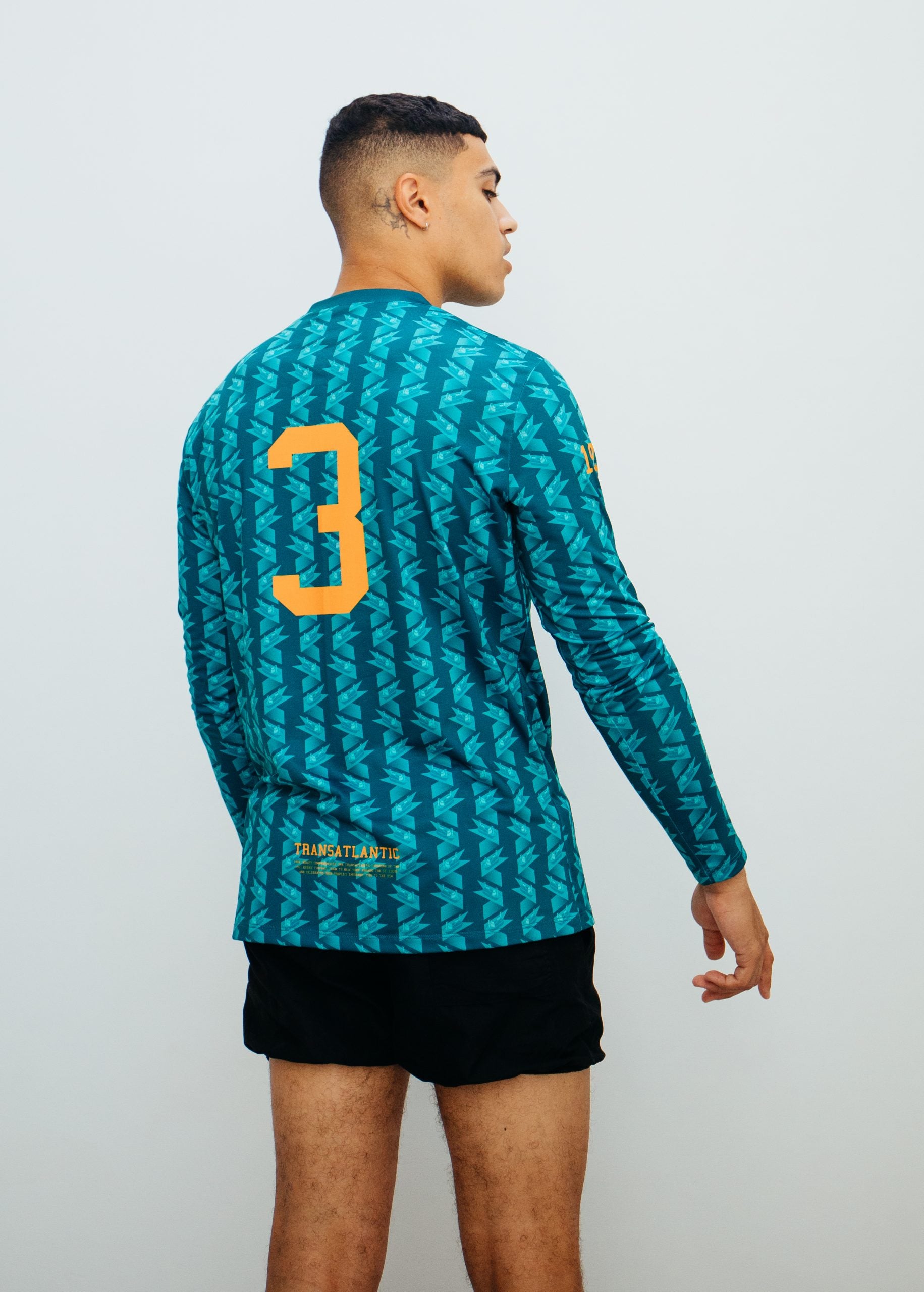 Transatlantic Print Long Sleeved
