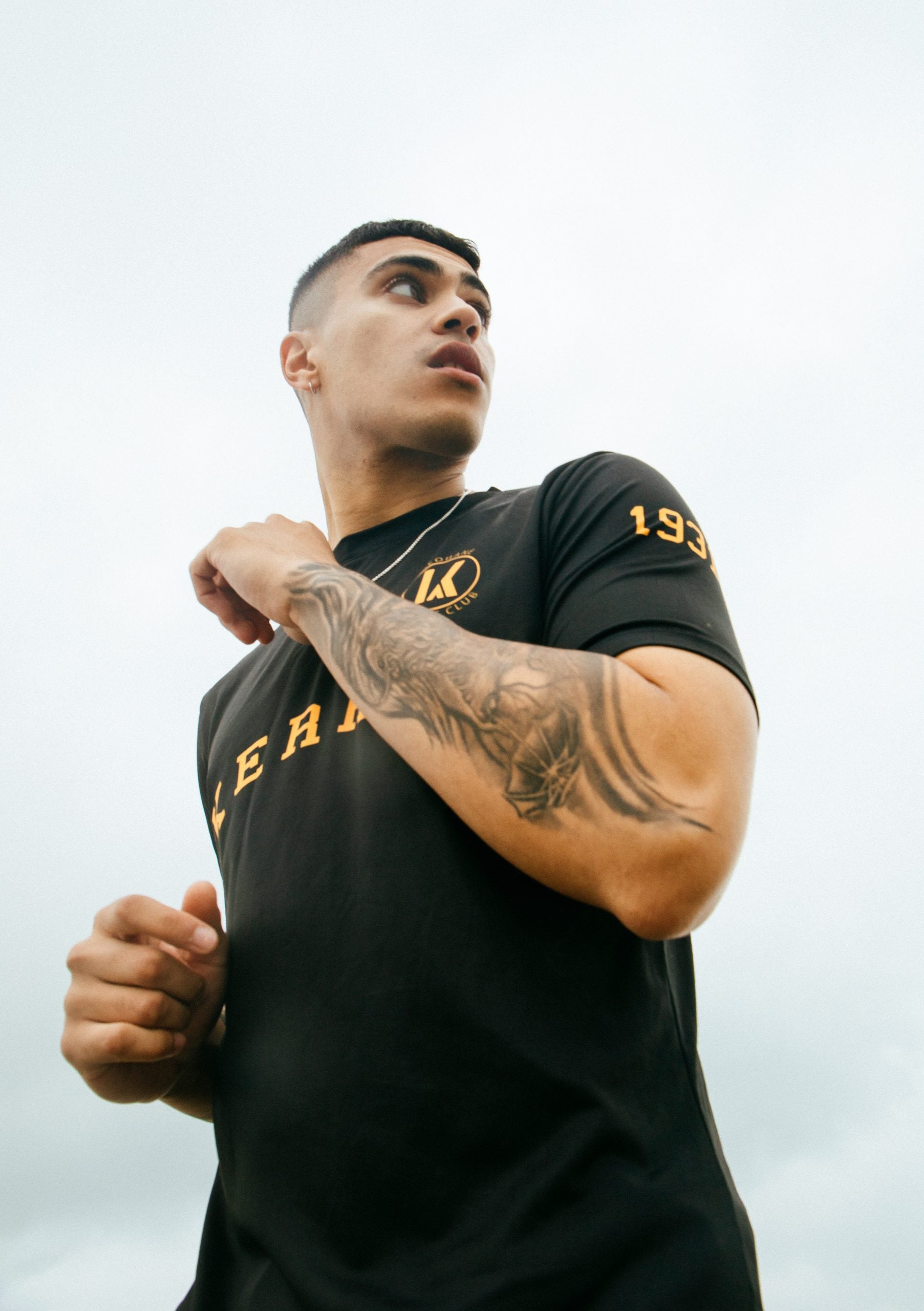 TRANSATLANTIC black short sleeved jersey