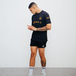 TRANSATLANTIC black short sleeved jersey