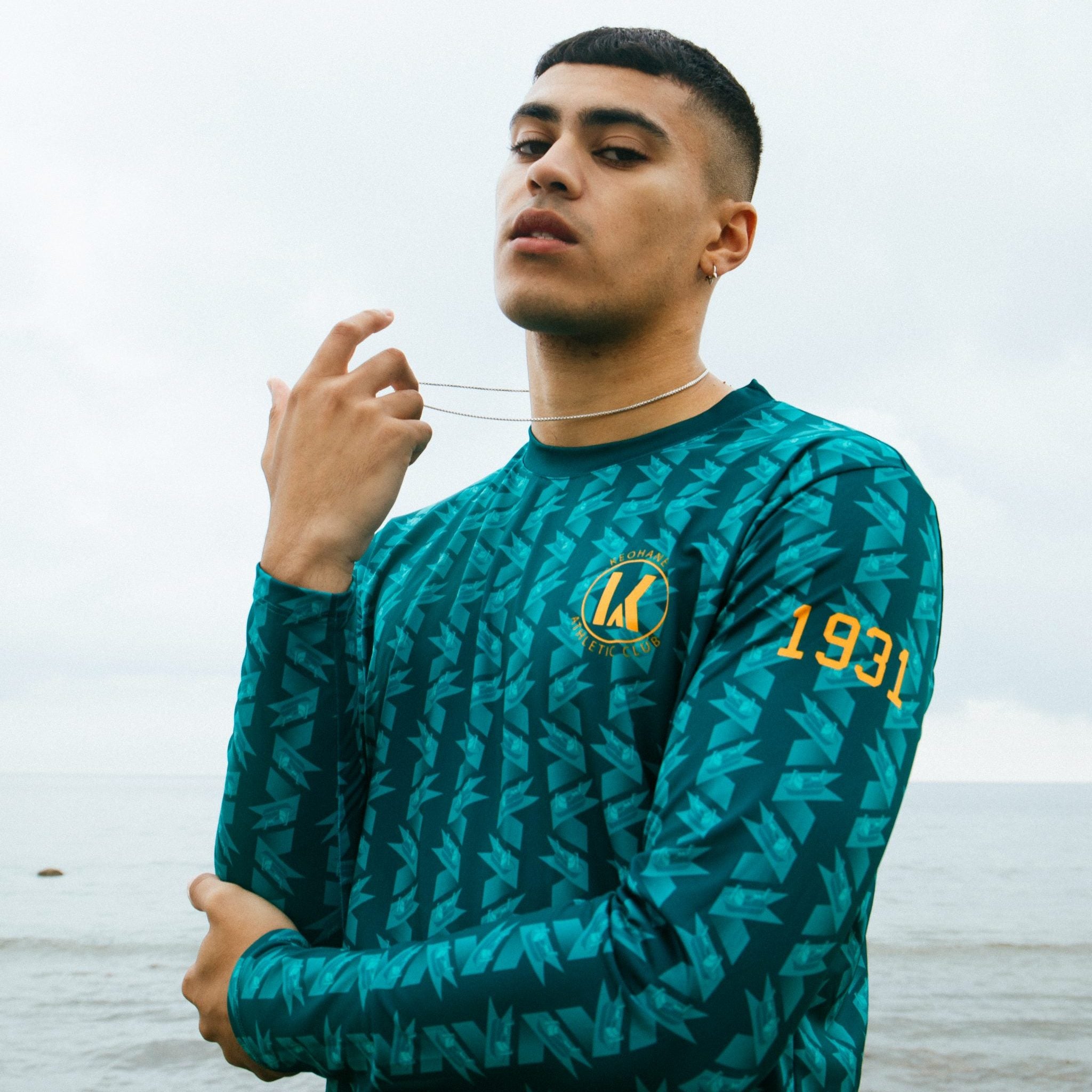 Transatlantic Print Long Sleeved