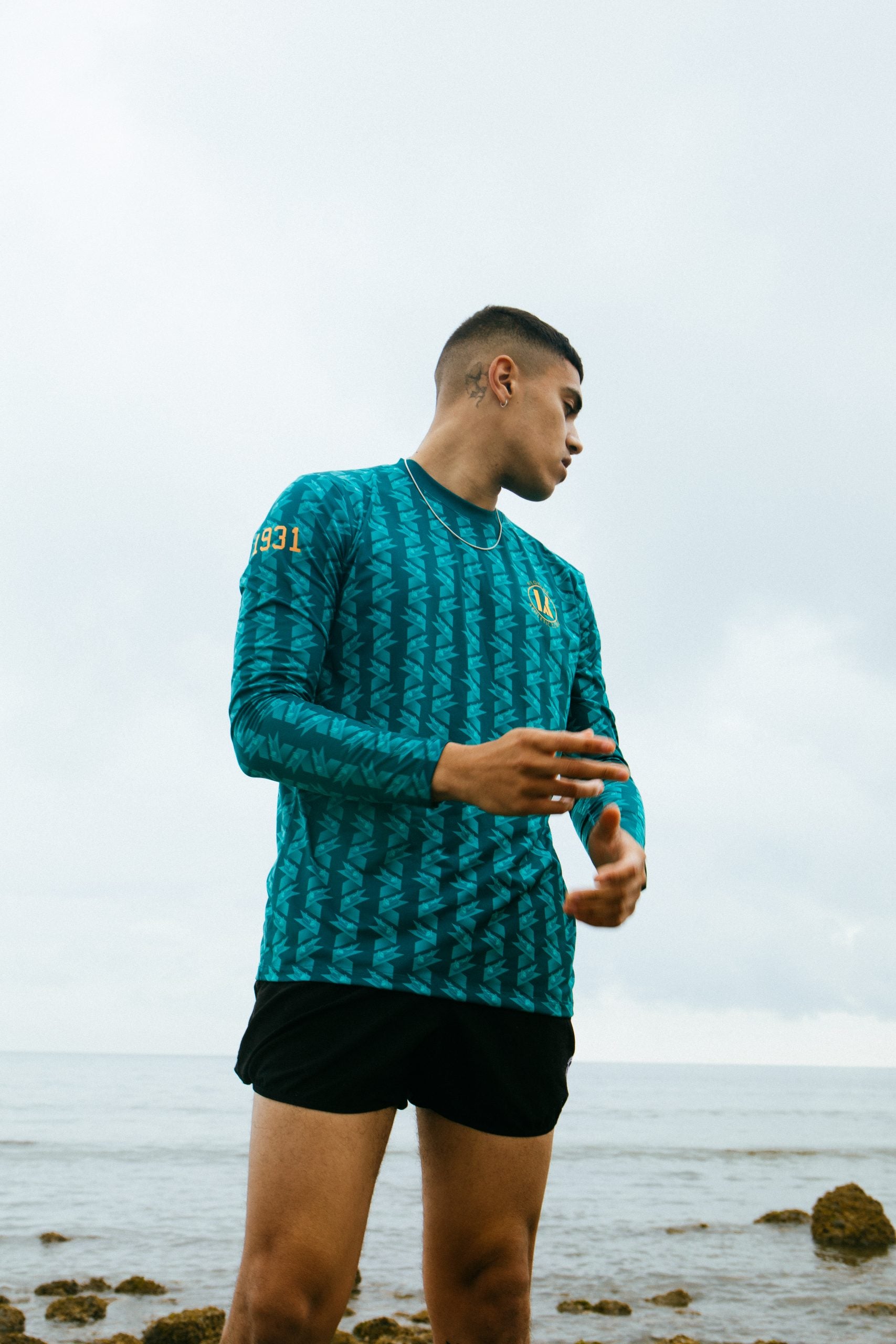 Transatlantic Print Long Sleeved