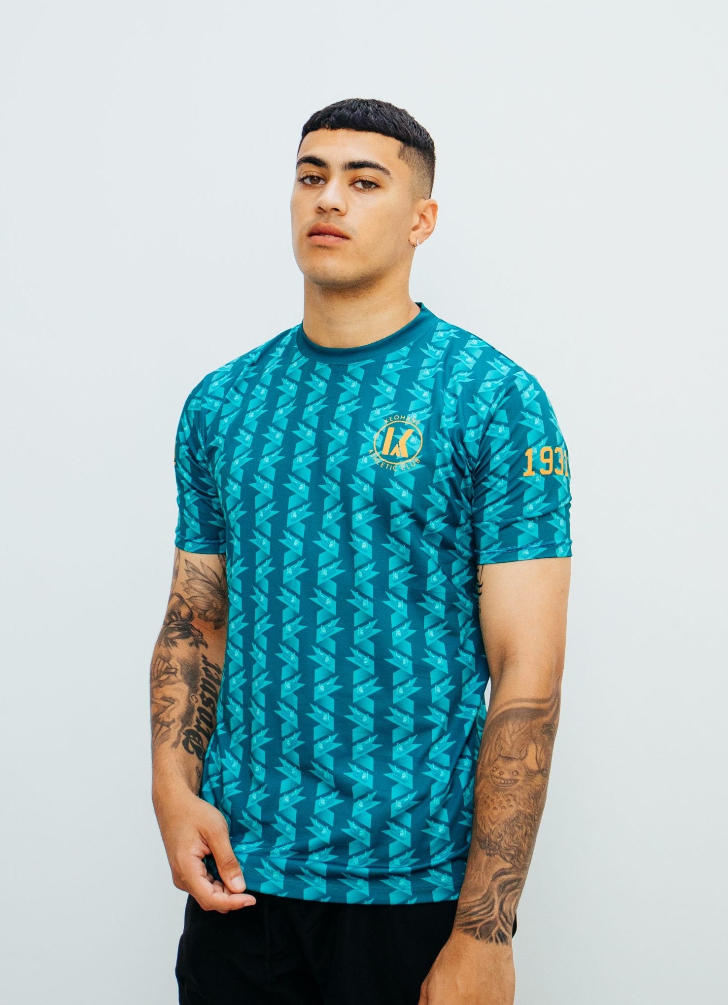 TRANSATLANTIC print short sleeved jersey