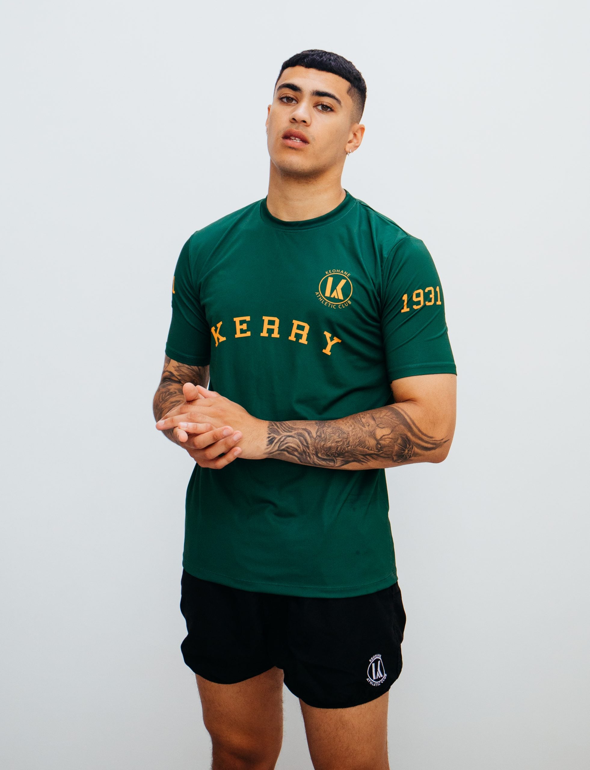 TRANSATLANTIC green short sleeved jersey