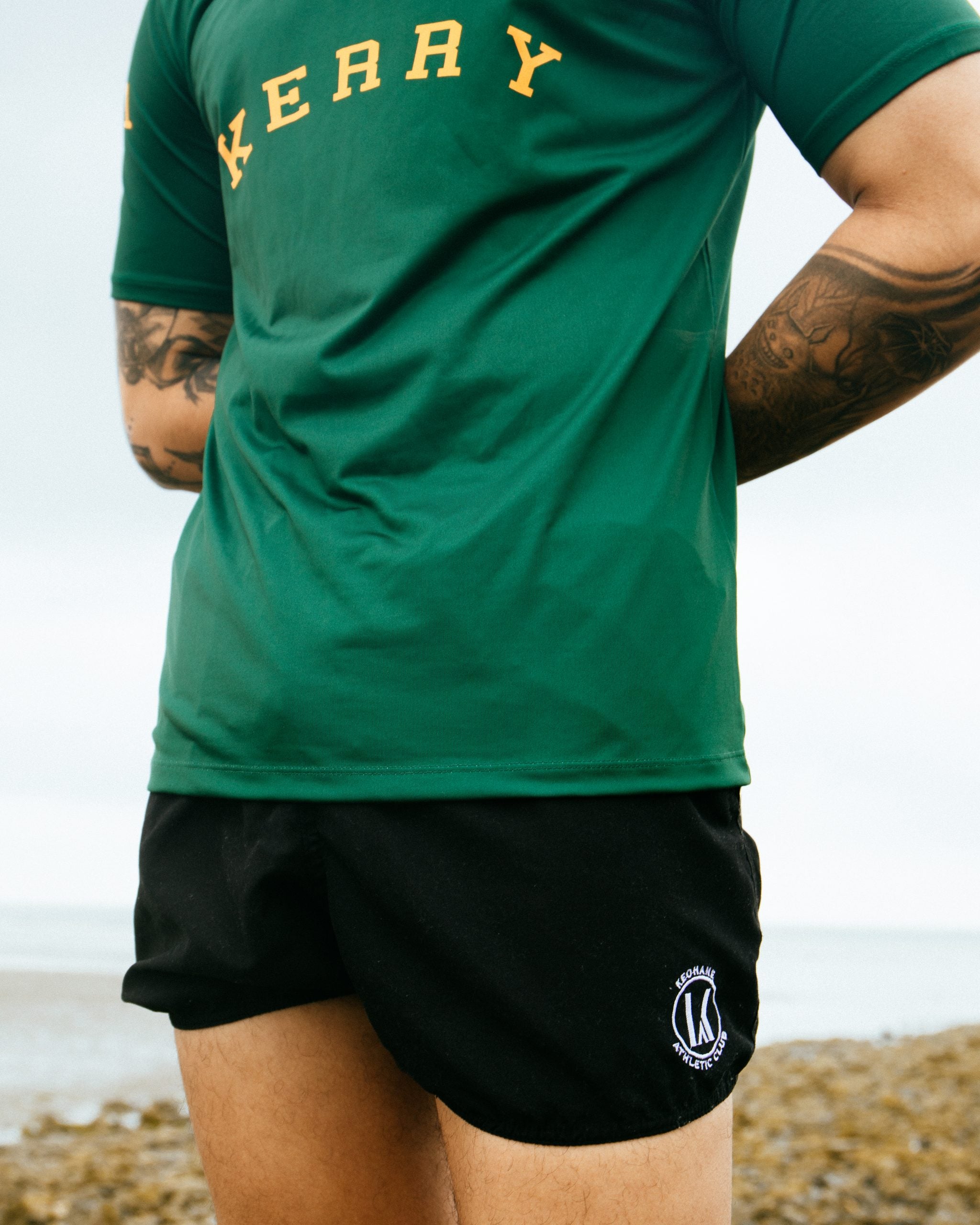 TRANSATLANTIC green short sleeved jersey