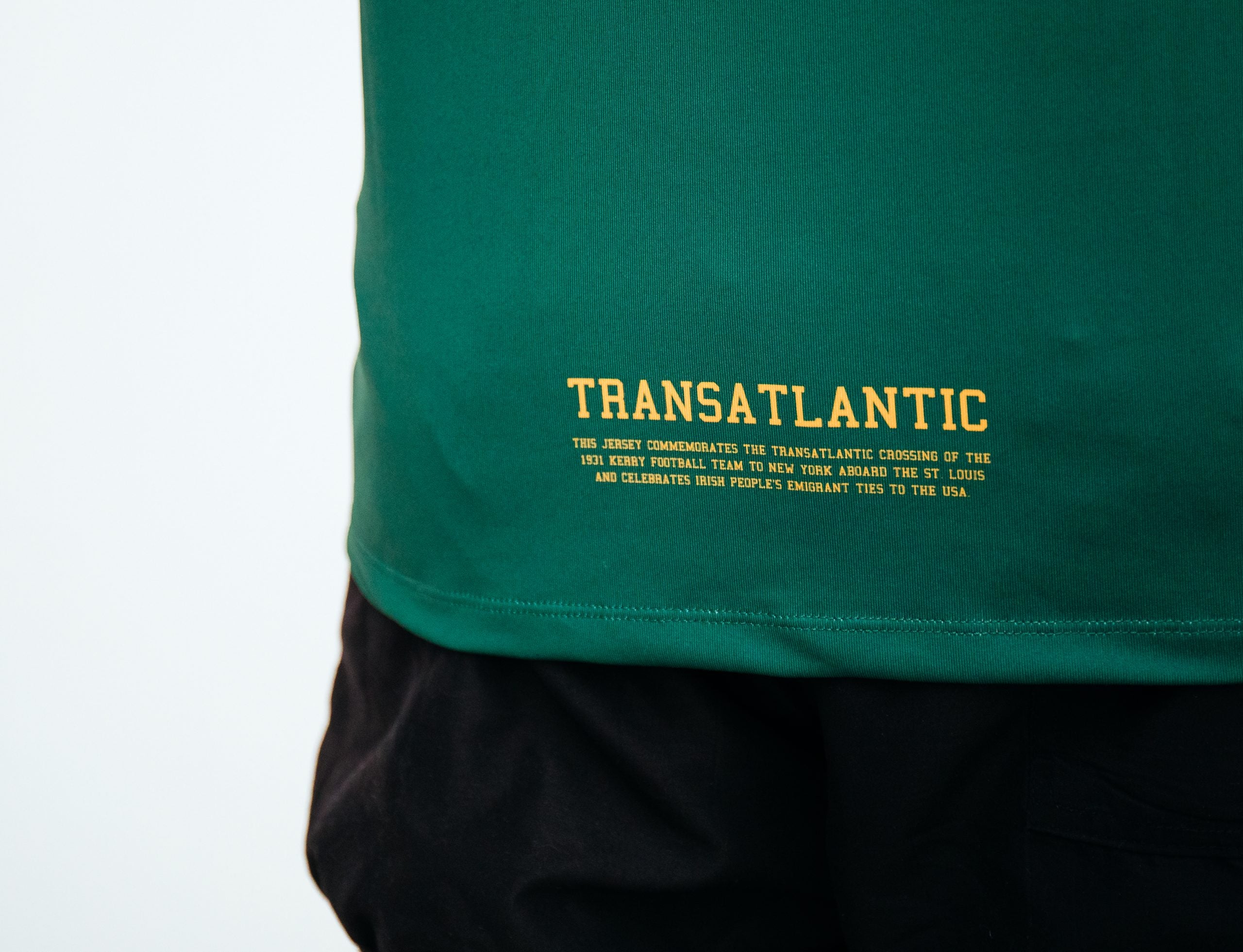 TRANSATLANTIC green short sleeved jersey