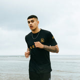 TRANSATLANTIC black short sleeved jersey