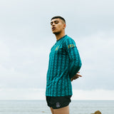 Transatlantic Print Long Sleeved